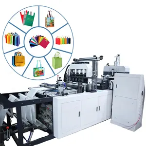 2023 Máquina de fabricação de sacolas não tecidas totalmente automática para fazer sacolas não tecidas Exportadores na Índia