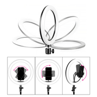 Offre Spéciale Usb Led Beauté Lampe Maquillage Anneau Lumière 12 Pouces Tiktok Éclairage Photographique avec Trépied Support de Téléphone pour youtube