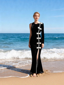 Long Fitted Velvet Dresses - Elegant & Slimming Silhouettes