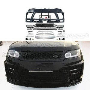 Car Front Bumper Lip Car Rear Bumper Lip <b>Splitter</b> Chin Body Kit For Range Rover Sport LUMMA Design 2014-2017 Car Accessories - Product Image 1