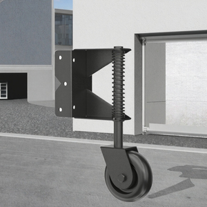 Modern <b>Spring</b>-loaded <b>Door</b> Casters Screw Heavy-Duty Wheels Carbon Steel Lifetime Warranty for Wooden <b>Doors</b> PVC Fences <b>Door</b> - Product Image 3