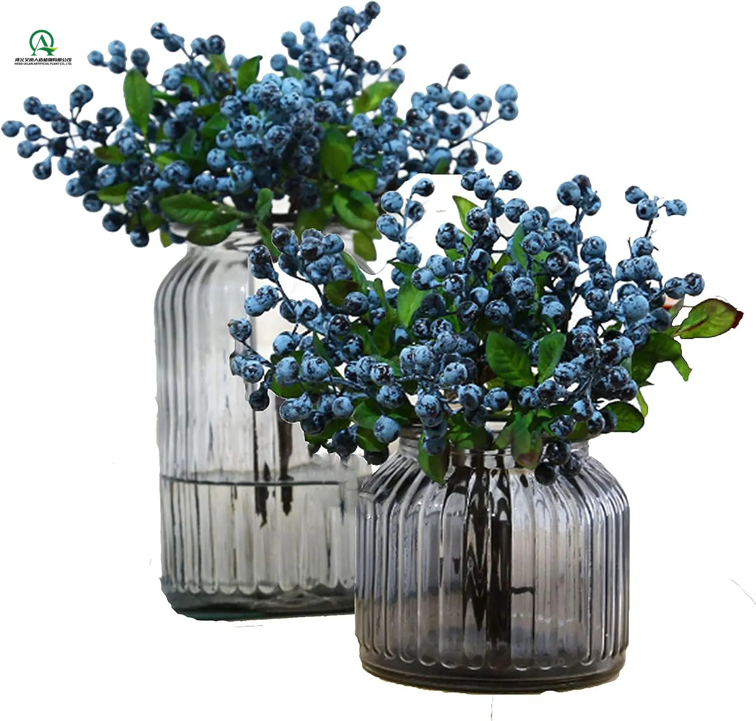 Künstliche Blumen California Berries Blueberry Fruit für Home Hotel Decor