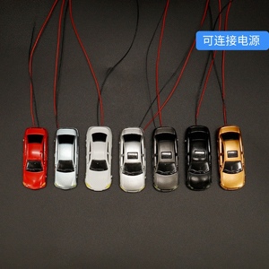 Красочные современные миниатюрные пластиковые модели автомобилей песочный стол материалы ремесленные принадлежности современные пластиковые профили - Product Image 6