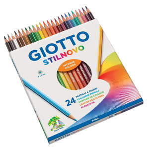 GIOTTO - STILNOVO CONFEZIONE DA 24 MATITE COLORATE - Product Image 1