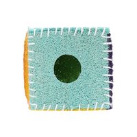 Nid pour hamster en éponge de loofah faite à la main, 9x12 cm, carré, écologique, pour le nettoyage des dents, fournitures pour animaux de compagnie