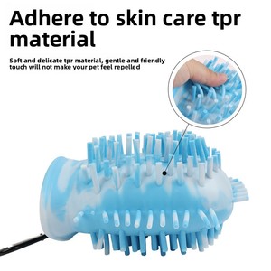 Manufacturer <b>Silicone</b> Pet Bath Massage <b>Glove</b> Brush Non Irritating When in Contact with Pet Skin No Odor - Product Image 3