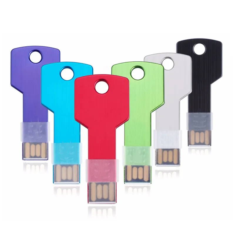 Gitra Colorful Metal Logo Print Key USB 2.0 Usb Stick Flash Memory Drives