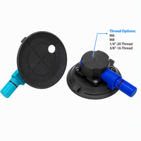 Support de caméra de voiture à ventouse de 4 pouces pour porte-gobelet avec base de fixation à vis femelle M6 M8 1/4"-20 3/8"-16