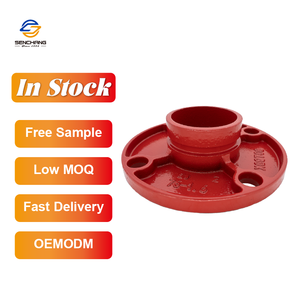 Senchang RTS FM phụ kiện sắt dễ uốn rãnh Bộ chuyển đổi Mặt bích gang mặt bích 2.5 inch mặt bích sắt dễ uốn - Product Image 1