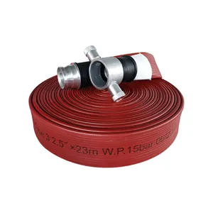 Accessoires d'équipement de lutte contre l'incendie ZYfire BS6391 UL approuvé Double tuyau de tuyau d'incendie couvert par NBR