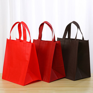 Túi tote không dệt in họa tiết tùy chỉnh, dày dặn, có quai xách vai, dùng làm quà tặng quảng cáo, đựng quần áo - Product Image 2