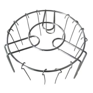 2025 mới Nồi chiên không khí nướng xiên giá thép không gỉ 304 BBQ kabob đặt 24 dọc thịt xiên với vòng treo - Product Image 4