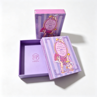 Cartes de tarot violettes en feuille d'aluminium, vente en gros, estampage à chaud, impression couleur, cartes de tarot violettes avec boîte