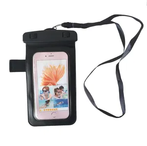 Toptan su geçirmez cep telefonu çanta cep tutucu kılıfı döner koşu büyük ayarlanabilir aralık kol bandı telefon