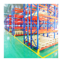 Étagère à palettes à poutres sélectives en acier réglable avec surface thermolaquée pour le stockage en supermarché et en entrepôt