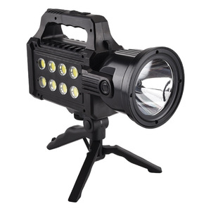 Lampe de camping et de patrouille solaire transfrontalière sur trépied, 3600 mAh, avec batterie rechargeable et lampe torche LED - Product Image 3