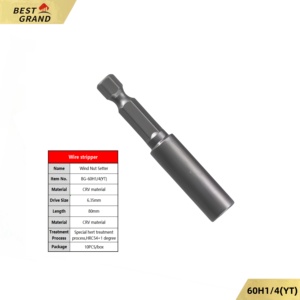 Tùy chỉnh một mảnh Nut Setter tuốc nơ vít từ tính 1/4 ''hình lục giác điều khiển CRV thép xử lý công nghiệp DIY điện sửa chữa OEM - Product Image 4