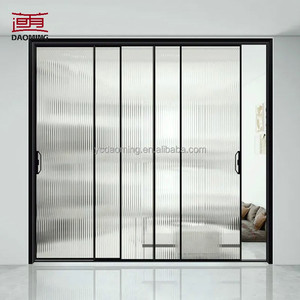 <span class=keywords><strong>Puerta</strong></span> <span class=keywords><strong>Corredera</strong></span> Moderna <span class=keywords><strong>de</strong></span> Aleación <span class=keywords><strong>de</strong></span> Aluminio para Cocina y <span class=keywords><strong>Baño</strong></span> <span class=keywords><strong>con</strong></span> Doble Vidrio Templado y Aislamiento Acústico - Product Image 1