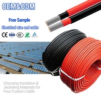 Fabrikverkauf: Einadriges, verzinntes Kupfer-PV-Kabel für Photovoltaik-Solaranlagen, 10mm², 6mm², 4mm² für Solarpanelsysteme