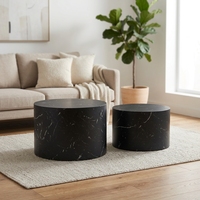 Table basse ronde contemporaine en bois MDF écologique, design personnalisé, pour la maison, le salon, marque Jite