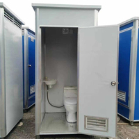 Toilettes préfabriquées mobiles modernes pour chantiers de construction, sanitaires à faible coût, bâtiments préfabriqués extérieurs, panneaux en acier, fabrication chinoise, portables