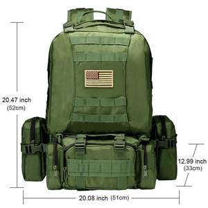 Sac à dos tactique détachable pour hommes, vente en gros, sac à dos à <span class=keywords><strong>eau</strong></span>, sac à dos multi-camouflage, sac à dos à outils tactiques - Product Image 2