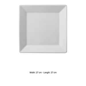 Assiette plate rectangulaire Kimi 27 × 27 cm Saturnia - Product Image 3