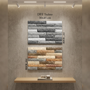 Conception de pierre naturelle 12x18 brillant élévation émaillée numérique 30x45cm céramique 300x450mm carreaux de mur extérieur à bas prix - Product Image 5