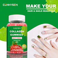 Compléments alimentaires de haute qualité de marque privée pour favoriser la croissance des cheveux et des ongles Bonbons au collagène sain avec biotine et vitamine C
