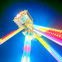 Équipements de Parc d'Attractions Manèges Jeux de Carnaval Attractions Balançoires Grandes Manèges Pendulaires à Sensation Forte en Fibre de Verre et Acier >500kg
