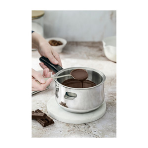Pentola in acciaio inossidabile da 1,5 litri con manico per utilizzo in bagnomaria - Product Image 3