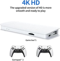 Console de jeu Choice M15, console de jeu vidéo 4K, plug & play, stick de jeu vidéo pour TV, deux manettes sans fil 2.4G