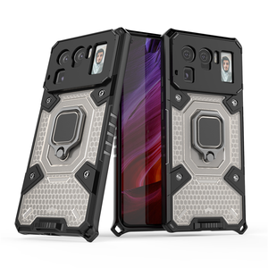 Béquille magnétique hybride étui de téléphone pour <span class=keywords><strong>Xiaomi</strong></span> Mi 11 Ultra support de voiture étui rigide Transparent - Product Image 5