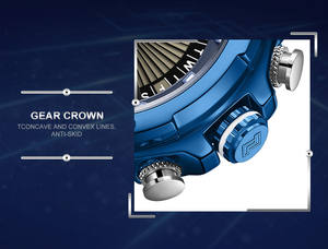 Reloj <span class=keywords><strong>Naviforce</strong></span> <span class=keywords><strong>9172</strong></span> para hombres, reloj de pulsera de cuarzo de cuero, reloj Digital LCD para hombres, relojes deportivos, reloj Masculino - Product Image 5