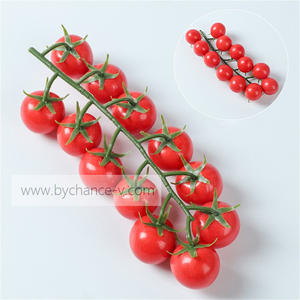 Tomates Cherry Realistas a Prueba de Agua en Rama, Ideales para Decoración de Eventos, Exhibiciones en Restaurantes e Instalaciones Artísticas - Product Image 4