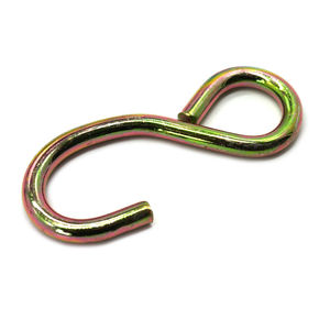 <span class=keywords><strong>Crochet</strong></span> en fil métallique en forme <span class=keywords><strong>de</strong></span> 8, robuste, plaqué zinc jaune, pour cordons élastiques et sangles <span class=keywords><strong>de</strong></span> bagages (OEM) - Product Image 2