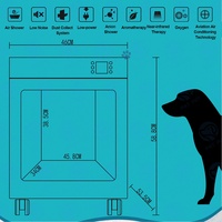 Salon de toilettage pour animaux de compagnie Salle de soins Pet Toilettage Sèche-linge Cabine Coffre-fort Auto Pet Sèche-linge pour chats Petits chiens