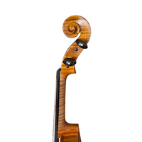 Carved European Spruce Flame Maple Good Sound Orange Brown Advanced String Instrument Italian Craft Handmade Professional Violin
