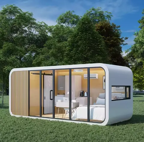 Thông minh táo cabin hiện đại Modular Pod nhà di động ngủ container nhà