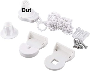Home Improvement Universal <strong>Blind</strong> Accessories 25mm White Plastic <strong>Roller</strong> <strong>Blind</strong> Brackets Set,<strong>Roller</strong> <strong>Blind</strong> <strong>Fittings</strong> - Product Image 5