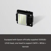 Impresora de Etiquetas de Cristal UV DTF de Cama Plana y Rollo con Cabezal I3200-U1HD A3/A2 3045 6040 de SinoColor, Gran Oferta