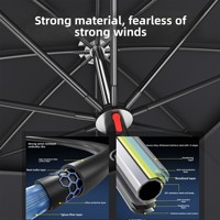 Parapluie de pêche résistant au vent avec protection UV