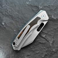 Couteau pliant de haute qualité en alliage de titane 14C28N, acier inoxydable, tactique, pour le camping en plein air, OEM, EDC, couteau de survie de poche