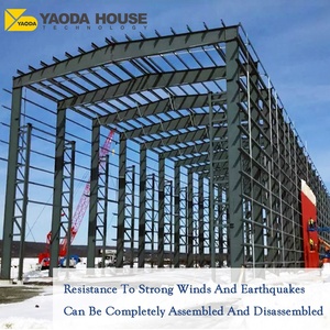 Giá Rẻ Công Nghiệp Prefab Kim Loại Nhà Chứa Máy Bay Nhà Kho Đúc Sẵn Rộng Tuổi Thọ Kết Cấu Thép Nhà Kho Kết Cấu Thép - Product Image 4