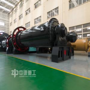 Mulino a Sfere ZHONGDE per Frantumazione di Polvere di Gesso e Ceramica con Motore e Ingranaggi - Capacità 10-4.2t/h - Product Image 2