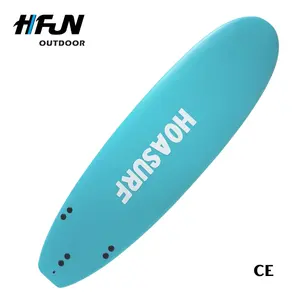 HIFUN Soft Top Longboard mit Schaumstoff Surfboard Stehpaddelbrett