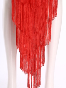 Ensemble de danse du ventre grande taille pour femmes : haut court et jupe à franges pour spectacles sur scène, fêtes costumées et soirées - Product Image 5