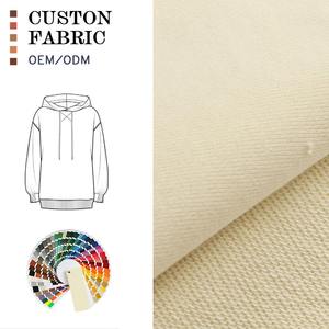 Tela de Felpa Francesa Tejida de Algodón Orgánico 100% Teñida Lisa de 320gsm 400gsm para Sudaderas y Ropa OEM - Product Image 3