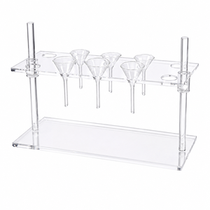 Support de filtration en verre acrylique transparent DeGao avec 2/4/6/8 trous, hauteur réglable, pour laboratoire - Product Image 1