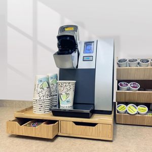 Macchina <span class=keywords><strong>da</strong></span> caffè in legno Organizer per seminterrato, - Product Image 1